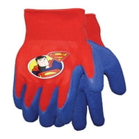 Srednja zapada kvalitetnih rukavica SFS100T-T-AZ-DC Comics Super prijatelji Super Man Gripper rukavice,