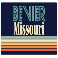 Bevier Missouri Frižider Magnet Retro dizajn