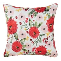 Saro Lifestyle cvjetni print Down Punjeni jastuk za bacanje