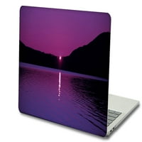 Kaishek kompatibilan sa MacBook Air S Case objavljen model A A M1, plastična tvrda školjka, ljubičasta