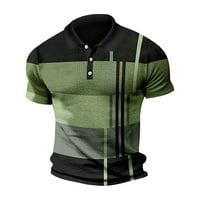 Hanas Fashion Muška majica Muška košulja Golf košulja Geometrija 3D Print Outdoor Street Street Short