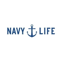 Navy Life naljepnica naljepnica Die Cut - samoljepljivi vinil - Vremenska zaštitna - izrađena u SAD