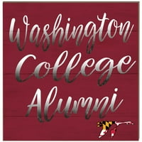 Washington College Shoremen 10 '' 10 '' Alumni plaketa