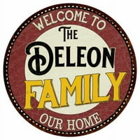 Obitelj Deleon 14 okrugli metalni znak kuhinja Igra u sobi DECOR 100140038461