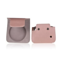 Moobody Zaštitna futrola PU kožna torba s podesivim kaišem za Fujifilm Insta SQ Instant Film Pink