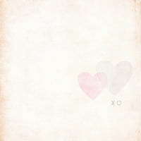 Srca ružičasta, breskva poster ispis LINDA Woods