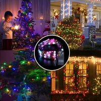 Loopsun LED božićni dan Raspoloženje svjetlosnog žica ukrašava jedinstveno božićno drvce