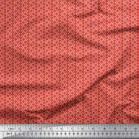 Soimoi pamučna kambrička tkanina geometrijska mala ispisna tkanina od dvorišta široka
