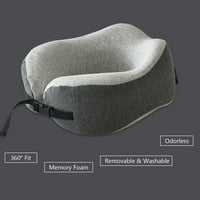 Gecheer u obliku jastuka u obliku pjene putni jastuk za putni jastuk za vrat jastuk za prijenosni memorijski