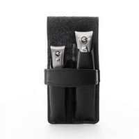 Clippers za nokte postavljeni u crnoj kožnoj kućici - etički izrađeni u Solingen Njemačkoj, FINO alati