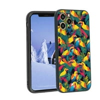 Vibranto-toucan-Forest-Designs - Telefonska futrola za iPhone Pro za žene Muškarci Pokloni, Mekani silikonski