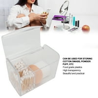Prozirna kutija za odlaganje, plastični pamučni pupoljci za hranu Dispenzer Clamshell Dizajn za pamučni