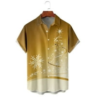 Božićna nova dizajnerska majica poliesterska majica tkanine Prekrasna košulja za putovanja i izlaske