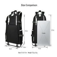 BZDAISY multi-džepni ruksak s USB punjenjem i 15 '' prijenosom prijenosnog računala - bajkovni repni