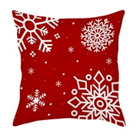 Michellecmm božićni jastuk, moderni stil crtanih uzoraka Print jastučni jastuk jastuk