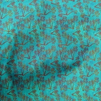 Onuone pamuk poplin tirkizna zelena tkanina Batik tkanina za šivanje tiskane plovidbene tkanine sa dvorištem