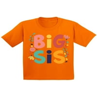 Awkward Styles Lijepe majice za djevojke Big sestra Omladina Majica za djevojke Cvjetna odjeća Big Sestro