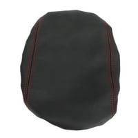 Ccdes Armrest BO Protector, Center Console Armrest BO Pokrivač Crni sa crvenom linijom Umjetna zamena