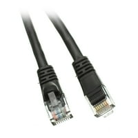& E CAT5E Crni Ethernet patch kabel, bezobziran oblikovani čizmu, stopala, CNE543475