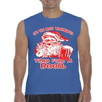 MMF - Muška grafička majica bez rukava - Božić To je najljepše vrijeme