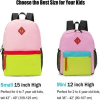 Osleipreschool ruksak za djevojke za mališane, dječje školske torbe, starosti do godina, mala, ružičasta plava