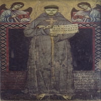Saint Francis i Angels Poster Print