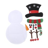 Zoiuytrg Božić osjećao je snjegović sa odvojivim ukrasima, DIY igrice, novogodišnji ukras