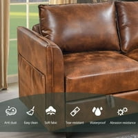 Kabrioletni presjek kauč sa otmannima, modularni sekcial kauč, u obliku kauča u obliku reverzibilnog