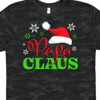 Inktastični papa Claus sa božićnim santa majicama i majicom snega
