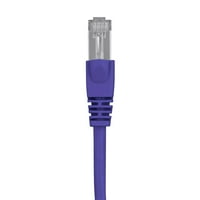 Mono Cat6a Ethernet Patch kabel - stopala - ljubičasta