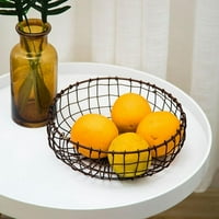 Xinhuaya Retro ručna tkana košarica za pohranu voća košara za radnu površinu košara za skladištenje