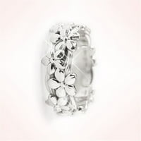 Mortilo cvjetni oblik oko prstenova žena modni trend puni cvjetni prsten ženski nakit dijamantni prstenovi