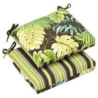 Jastuk savršene vanjske zelene smeđe reverzibilne jastuke sjedala