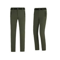 Vanjske hlače Pješačke hlače Debela jeseni zimski termički znoj upijaju vojsku zeleno l