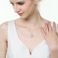 Ogrlica od mirisa za žene Sterling Srebrna ogrlica Slatka životinjska zečica ogrlica Privjesak nakit