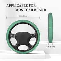 Univerzalna elastična zelena tekstura Automobil navlaka za upravljanje kotačima, ne klizajući znoj