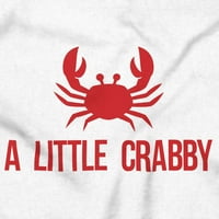 Little Crabby Cranky Beach Lover Hoodie Dukserirt Žene Muškarci Brisco Marke L