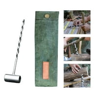 Ključ ručnog puha - zupčanik i oprema za bušenje drva za kampiranje, planinarenje i vanjski ruksak zeleni