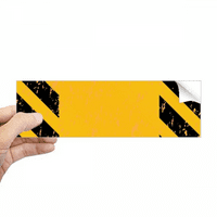 Logo Crne i žute trake Vodeći linijski linijski pravni zaklopci za notebook naljepnica