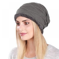 Kašmir Slouchy Knit Beanie Hat za žene Zimske meke tople dame vunene pletene lubanje