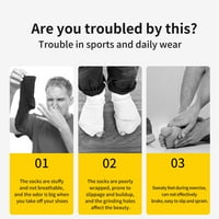 Hehanda muške isprekidane gume nogometne čarape - srednje teleći atletske čarape