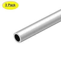 UXCell aluminijumski okrugli cijev Beširan aluminijski ravni cijevi od unutrašnjeg pakovanja