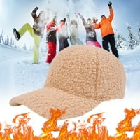 Zimske kape za muškarce Ženska janjeća vuna bejzbol kapa za muškarce Žene Teddy Sportski šeširi Topli