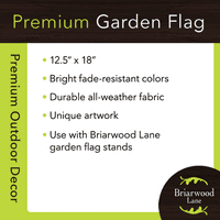Američki vijenac od vijenca H Garden Zastava Patritoic 18 12.5 Briarwood Lane