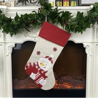 Božićne čarape Modne božićne čarape Poklon torba Božićni uzorak Božićni ukras Goodybag