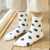 TAB TAB TOP ŽENSKE ZIMSKE DOTNE SOCKS Jesen i zimske usisne čarape zadebljane tople čarape Niske čarape