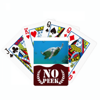 Morska organizma kornjača Ocean Animal Peek Poker igračka karta Privatna igra