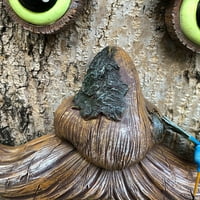 Halloween Robust Tree Face Pilterfeeder - Mutocar starac sa užarenim očima u tamnoj vanjskoj stablo