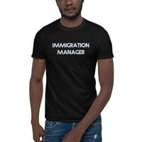 3xl imigracijski menadžer retro stil kratkog majica kratkih rukava po nedefiniranim poklonima