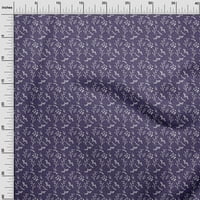 Onuone pamuk poplin ljubičasta tkanina cvjetara DIY odjeća za preciziranje tkanine tiskane tkanine sa
